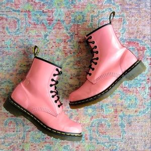 Pink Dr. Martens Boots